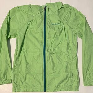 Columbia Kids Light Green Raincoat